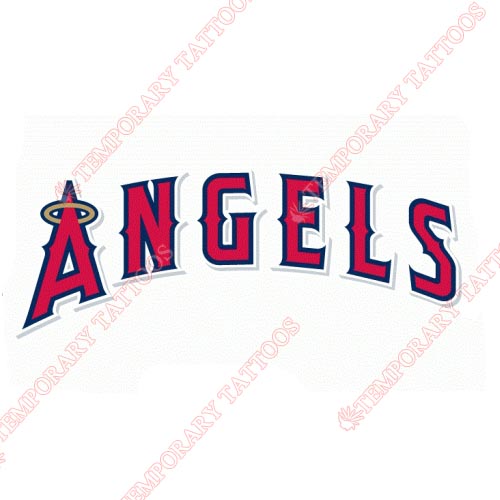 Los Angeles Angels of Anaheim Customize Temporary Tattoos Stickers NO.1655